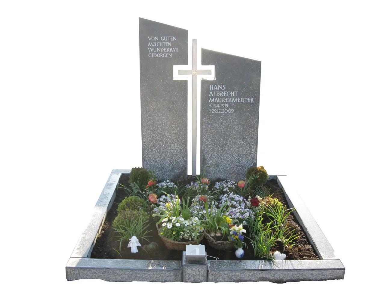 Doppelgrabstein Albrecht