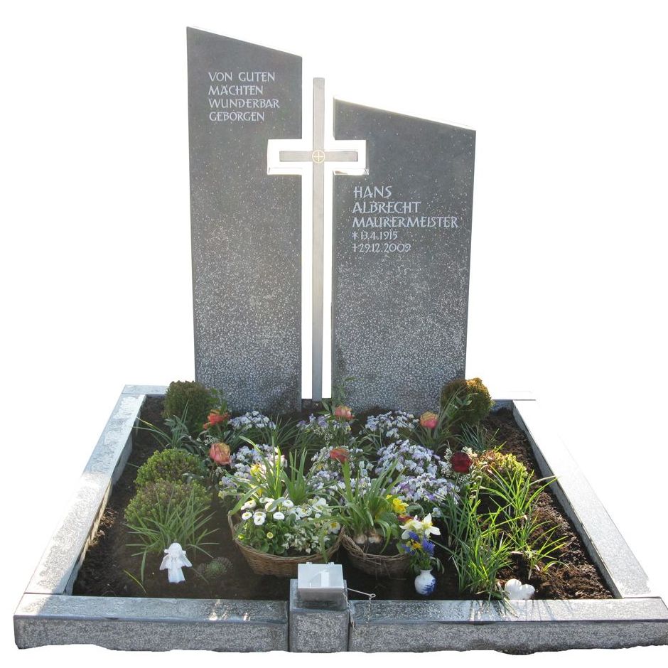 Doppelgrabstein Albrecht
