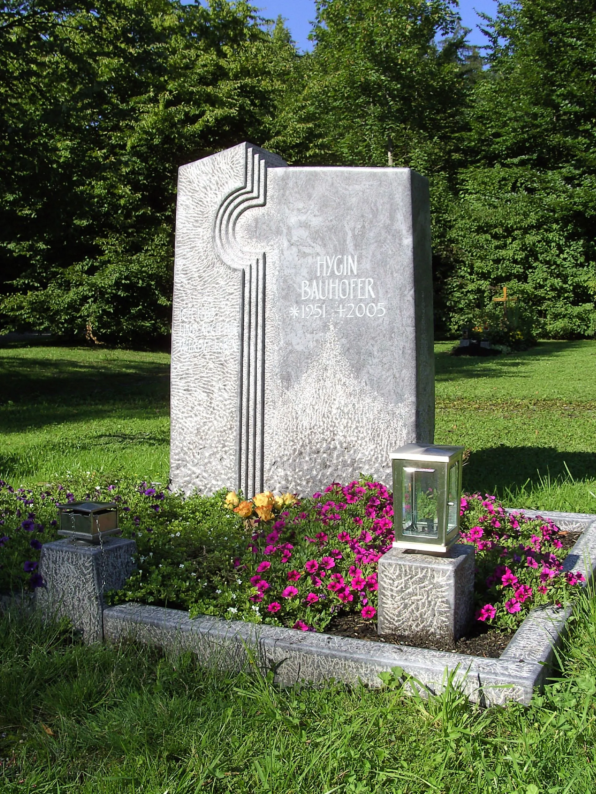 Doppelgrabstein Bauhofer