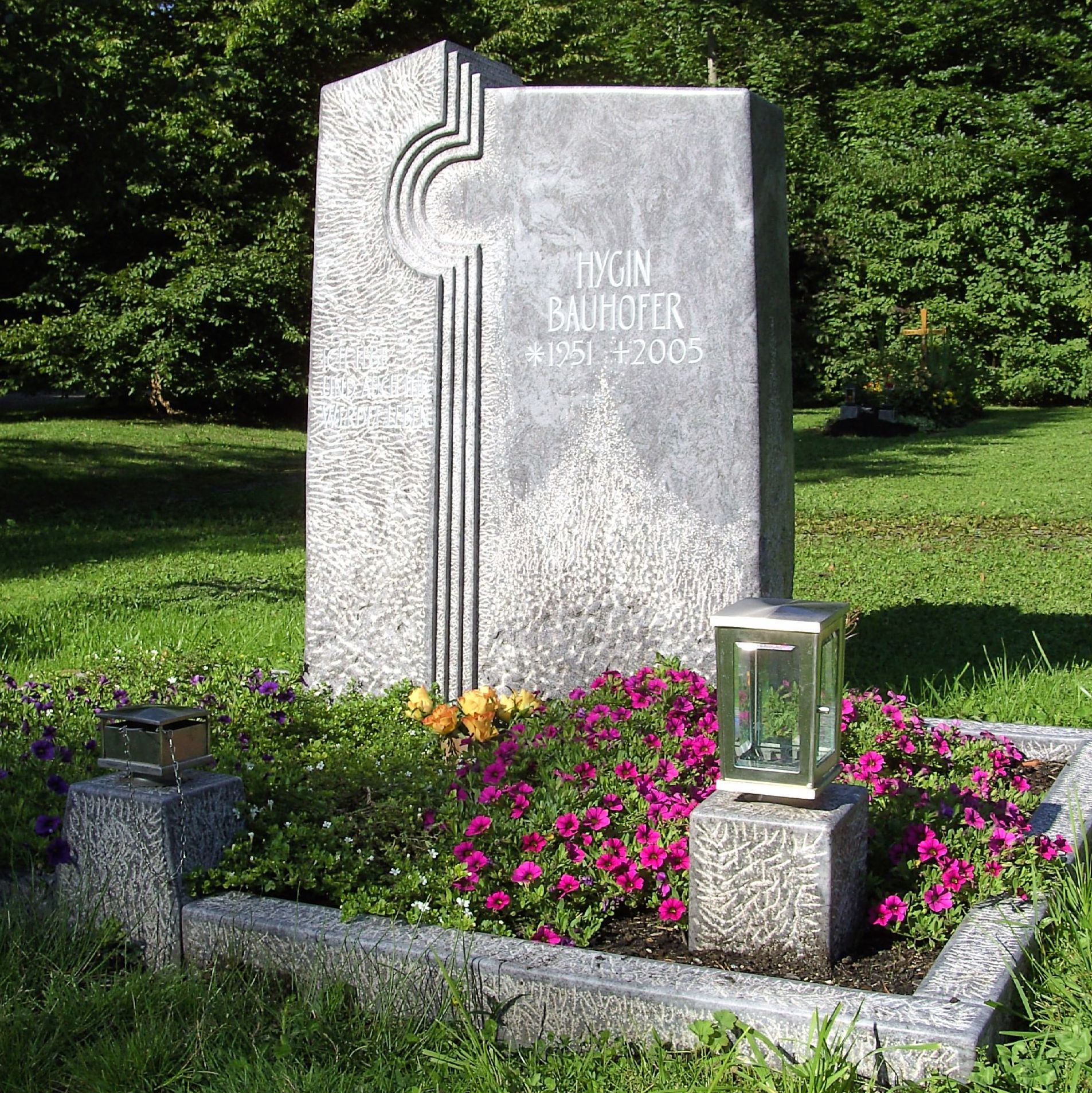 Doppelgrabstein Bauhofer