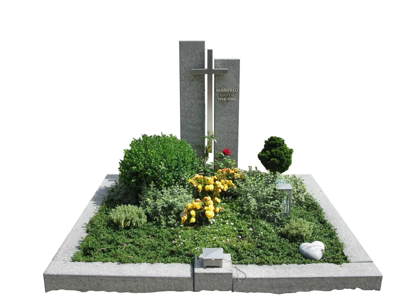 Doppelgrabstein Bayer
