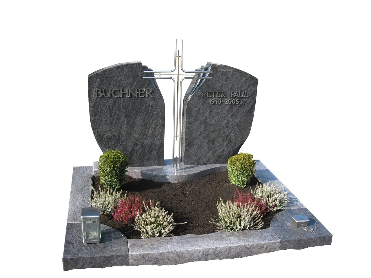 Doppelgrabstein Bucher
