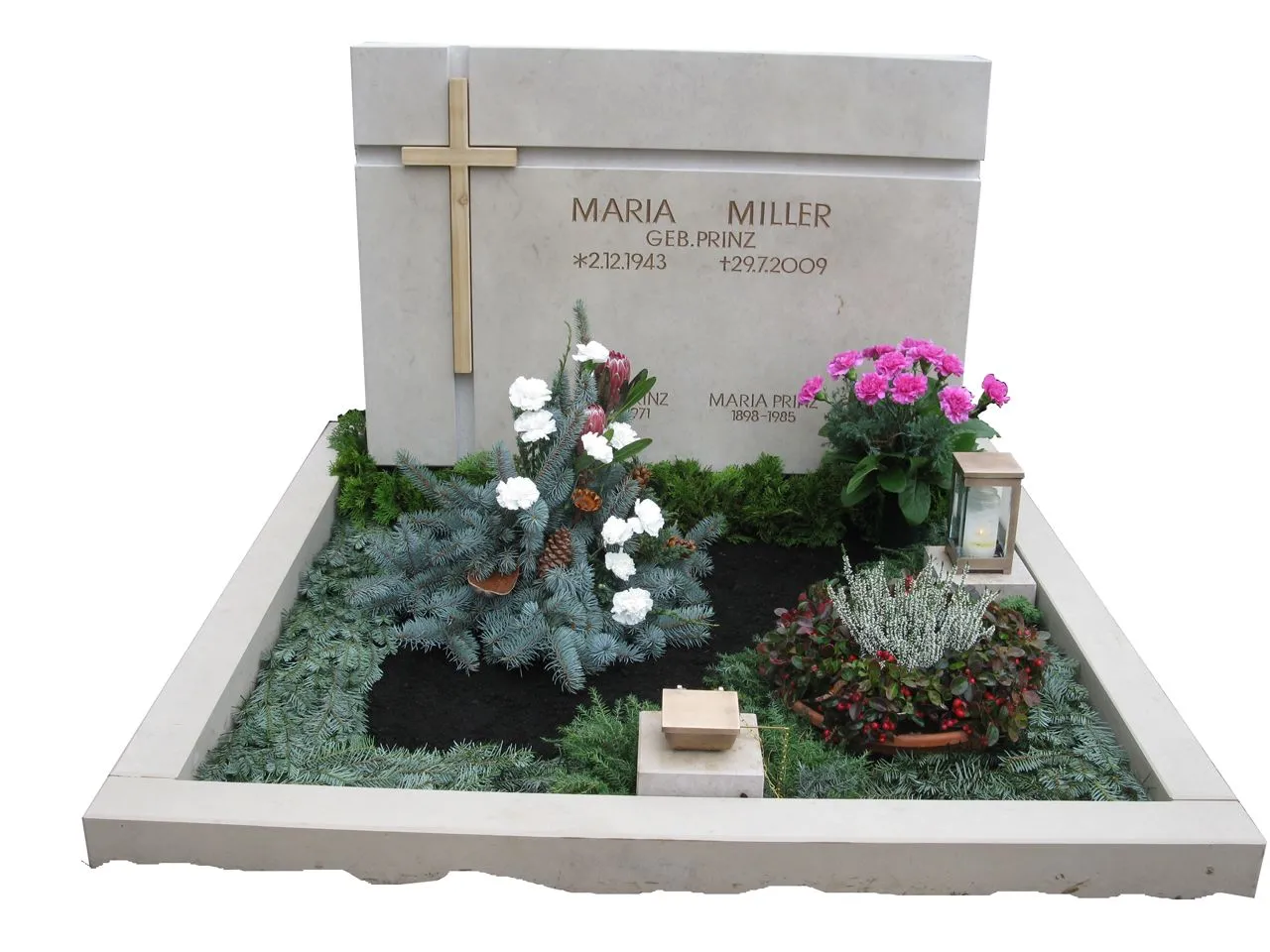 Doppelgrabstein Miller