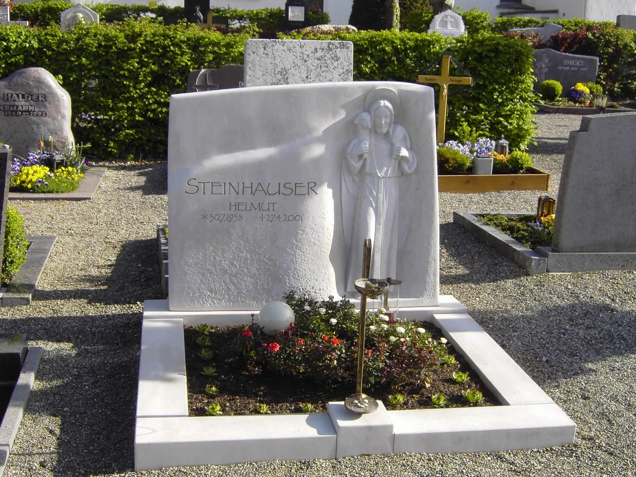 Doppelgrabstein Steinhauser 