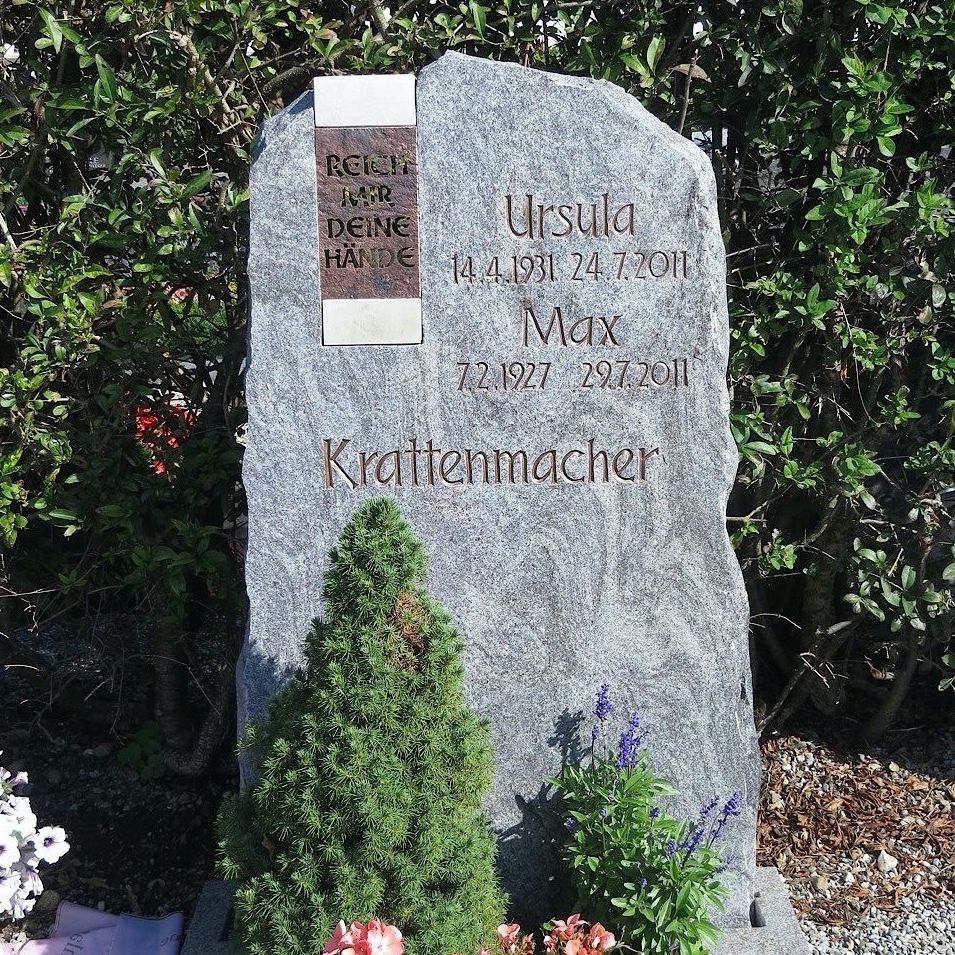 Einzelgrabstein Krattenmacher