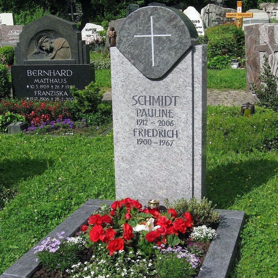 Einzelgrabstein Schmidt